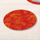 Recherche de dragon asiatique invitations Rouge et or