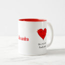 Recherche de nommés tasses Coeur