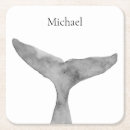 Recherche de baleine dessous de verres Océan