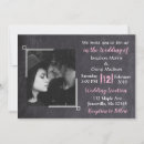 Recherche de tableau noir mariage invitations Rose