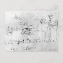 Recherche de dessin leonardo cartes postales Étude