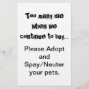 Recherche de sans abri prospectus Animaux domestiques