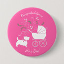 Recherche de chien rose badges Bébé