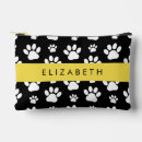 Recherche de chat noir cosmétiques pochettes Motif de pattes