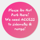 Recherche de accessibilité autocollants Accès