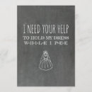 Suche nach lustiges kleid postkarten Bridesmaid