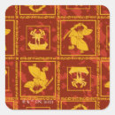 Recherche de guerrier samouraï autocollants Réseau de dessins animés