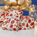 Recherche de multiple papier cadeau Rouge