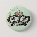 Recherche de couronne rose badges Reine