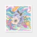 Recherche de motif floral serviettes Pastel