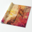 Recherche de violon papier cadeau Floral