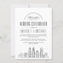 Recherche de city skyline invitations Noir et blanc