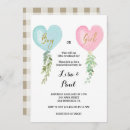 Recherche de valentine baby reveal invitations Il ou elle