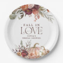 Recherche de fall wedding assiettes Bride