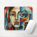 Suche nach das gesicht der frau mousepads Mädchen