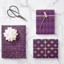 Suche nach lila gold geschenkpapier Vintag