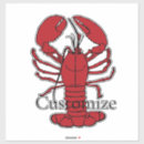 Recherche de homard rouge autocollants Crustacés