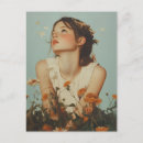 Recherche de rêveur cartes postales Vintage