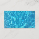 Suche nach pool visitenkarten Wasser