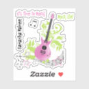 Suche nach rosa gitarre aufkleber Mädchen