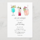 Recherche de tropical cocktail invitations D'anniversaire
