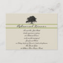 Recherche de chêne vintage invitations Vert
