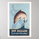 Suche nach neuseeland reise poster Klassische reiseillustration