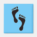 Recherche de empreinte du pied magnets Orteils