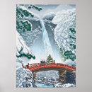 Suche nach japanischer wasserfall poster Vintag