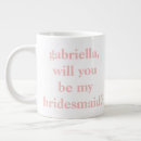 Recherche de blush tasses Bridesmaid