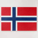 Recherche de viking puzzles Drapeau norvégien