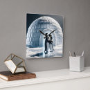 Recherche de pingouins horloges Hiver