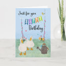 Recherche de canards vœux cartes D'anniversaire