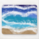 Recherche de vagues bleues tapis souris Océan