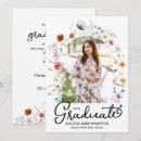 Recherche de nature graduation invitations Fleur sauvage