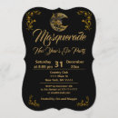 Recherche de masqué de bal invitations Élégant