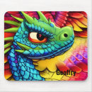 Recherche de dessins dragon tapis souris Imaginaire