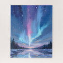 Suche nach aurora borealis puzzle Himmel