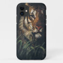 Recherche de tête de tigre iphone coques Animal