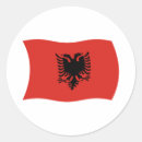Recherche de l albanie autocollants Drapeau