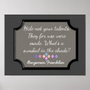 Suche nach benjamin franklin poster Inspirierende zitate