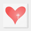 Recherche de croix rouge magnets Amour