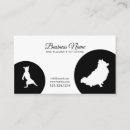 Recherche de silhouette chien cartes visite Dog