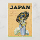 Recherche de fille japonaise cartes postales Vintage