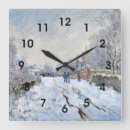 Suche nach schneeszene Claude monet