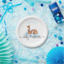 Recherche de cerf assiettes Baby shower