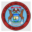 Suche nach michigan flagge poster Staat