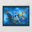 Recherche de beau papillon cartes postales Vert