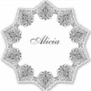 Recherche de cadre de autocollants Nom