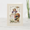 Recherche de menu thanksgiving cartes Vintage